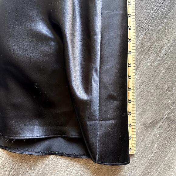 Gunne Sax Jessica McClintock Vintage 90s Y2K Black White Bow Formal Dress SZ 3/4 - Picture 10 of 10